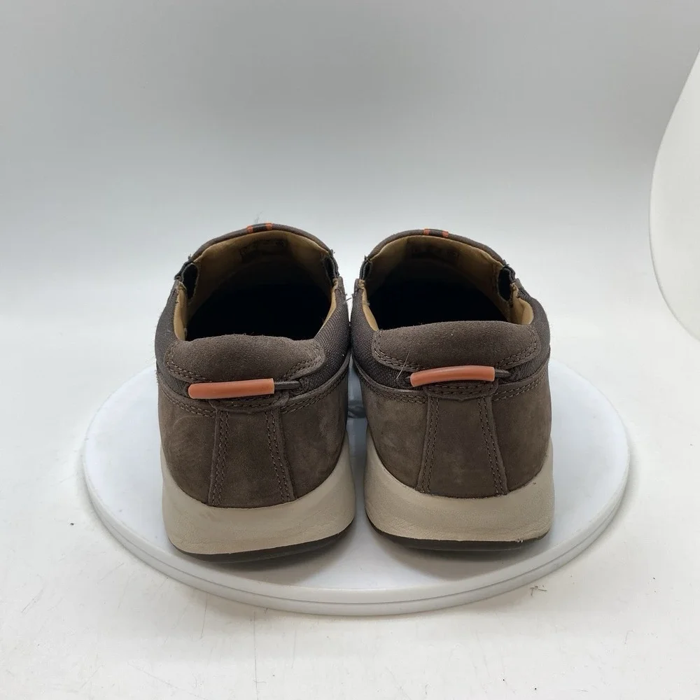 Clarks Sneakers Mens 9.5 W Un Trail Step 26140383 Brown Slip Ons Casual Shoes